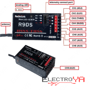 pinout Radiolink R9DS