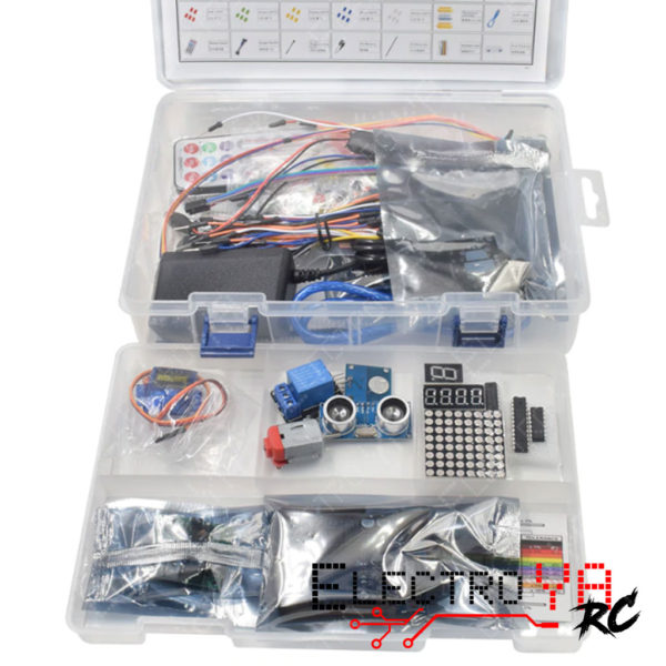 Kit Starter Placa Uno R3 Arduino Compatible Electroya Rc Robótica Y Electrónica 2618