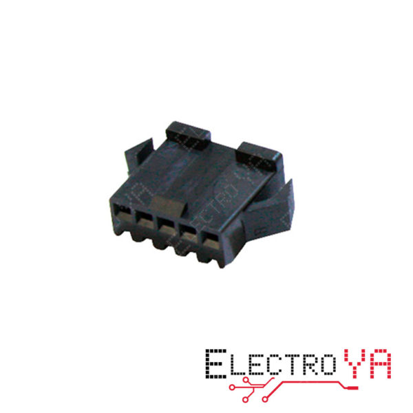 Carcasa para conector hembra JST SM - 5 pin/conectores