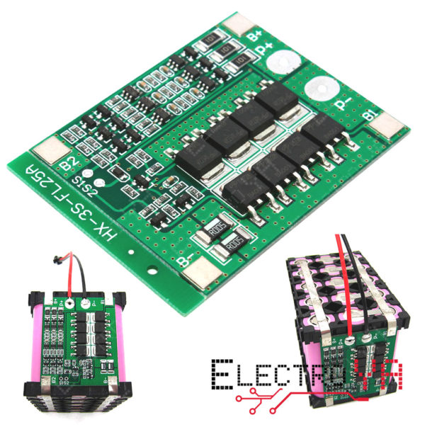 PCB placa de carga balanceada 3S 11.1V 12.6V 25A baterías 18650 - Imagen 3