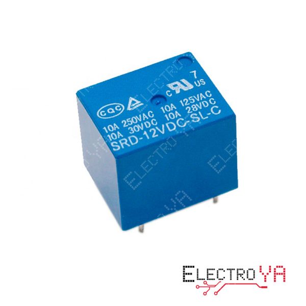 RELE 12V 5 pines SRD-12VDC-SL-C