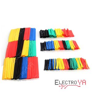 Protege y organiza tus cables con el set de 530 piezas de tubo termo retráctil de poliolefina. Ideal para proyectos electrónicos y reparaciones.