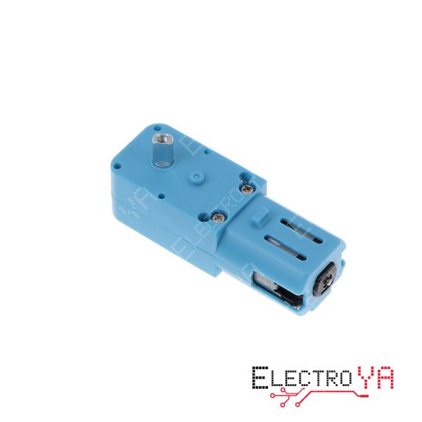 Motor TT Reductor de Velocidad 3V-6V 1:90 Azul - Componente Metálico para Robótica y Automatización