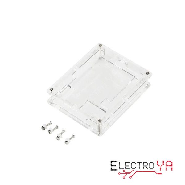 Caja Acrílica para Arduino UNO R3 y compatibles, protección y estética mejorada para tu placa. Consíguela en Electroya.