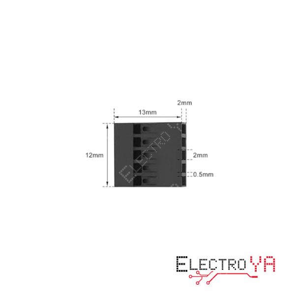 Carcasa para conector JST RE para conexiones eléctricas seguras y duraderas. Ideal para todos tus proyectos electrónicos. Disponible en Electroya.