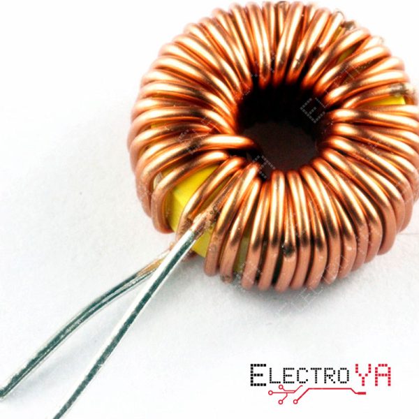 Eleva la eficiencia de tus convertidores DC-DC con el Inductor Desnudo 100uH (3A), diseñado específicamente para trabajar con el regulador de voltaje LM2596.