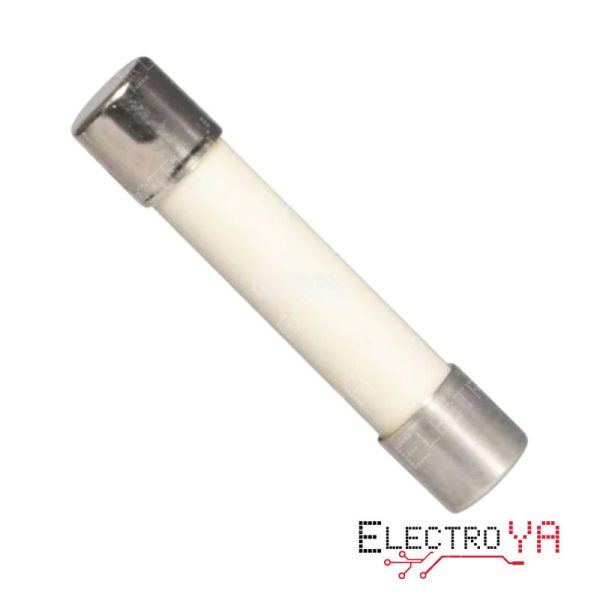 Protege tus proyectos con el Fusible Cerámico de 6x30mm, ideal para prevenir daños por sobrecorriente. Descubre nuestra gama de fusibles en Electroya.