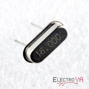 El Oscilador de Cristal Pasivo 49S 16MHz garantiza una frecuencia estable en tus proyectos electrónicos. Ideal para microprocesadores y relojes digitales.