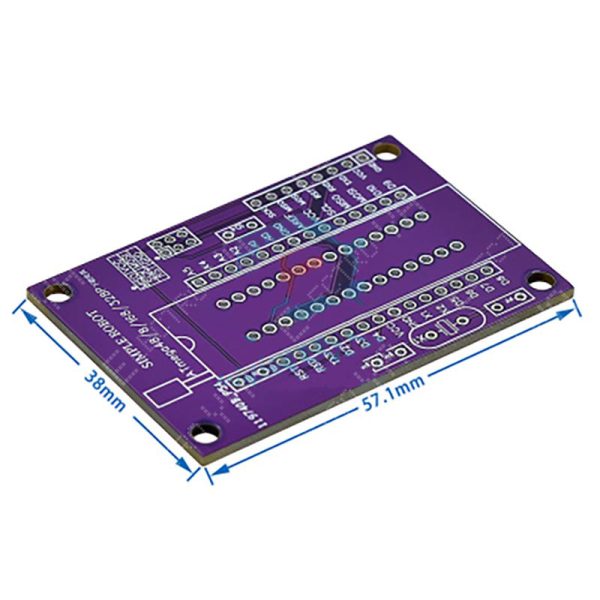 Compra la placa PCB 328DIP sin chip, perfecta para el desarrollo y prototipado de proyectos electrónicos con microcontroladores en formato DIP-28. ¡Disponible en Electro YA!