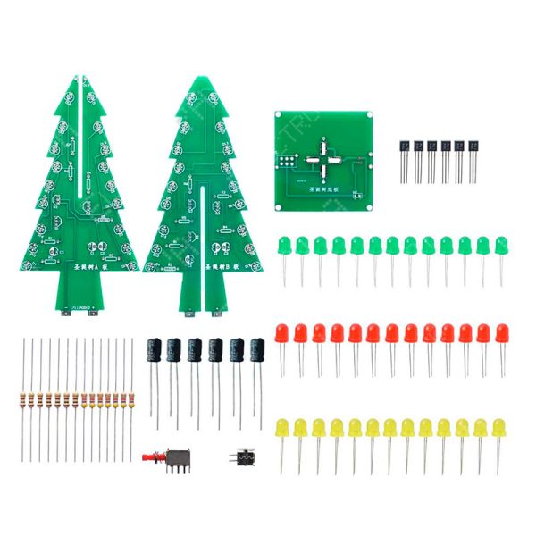 Kit de Montaje Árbol de Navidad LED Intermitente