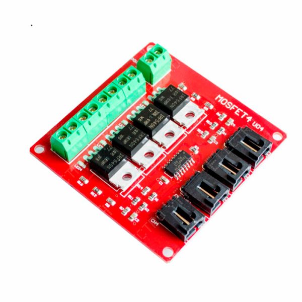 Módulo MOSFET IRF540 de 4 Canales para Control de Cargas