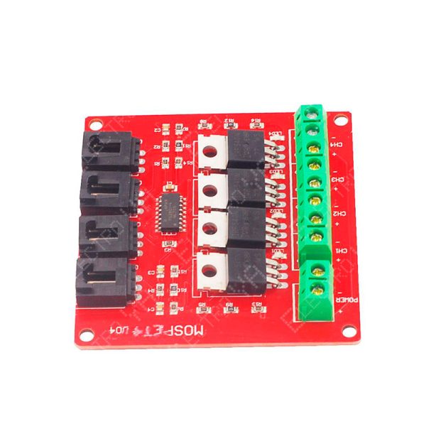 Módulo MOSFET IRF540 de 4 Canales para Control de Cargas