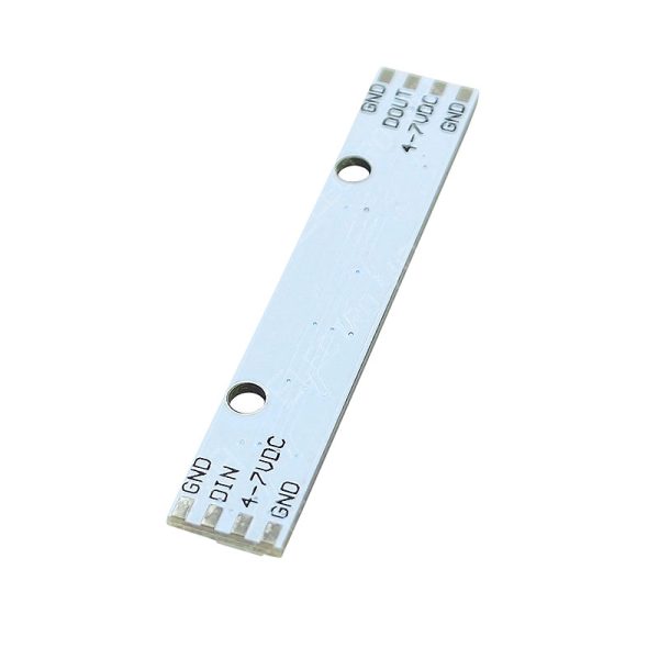 Panel lineal LED RGB WS2812 de 8 LEDs programable