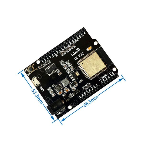 Placa de Desarrollo ESP32 UNO D1 R32 con WiFi y Bluetooth